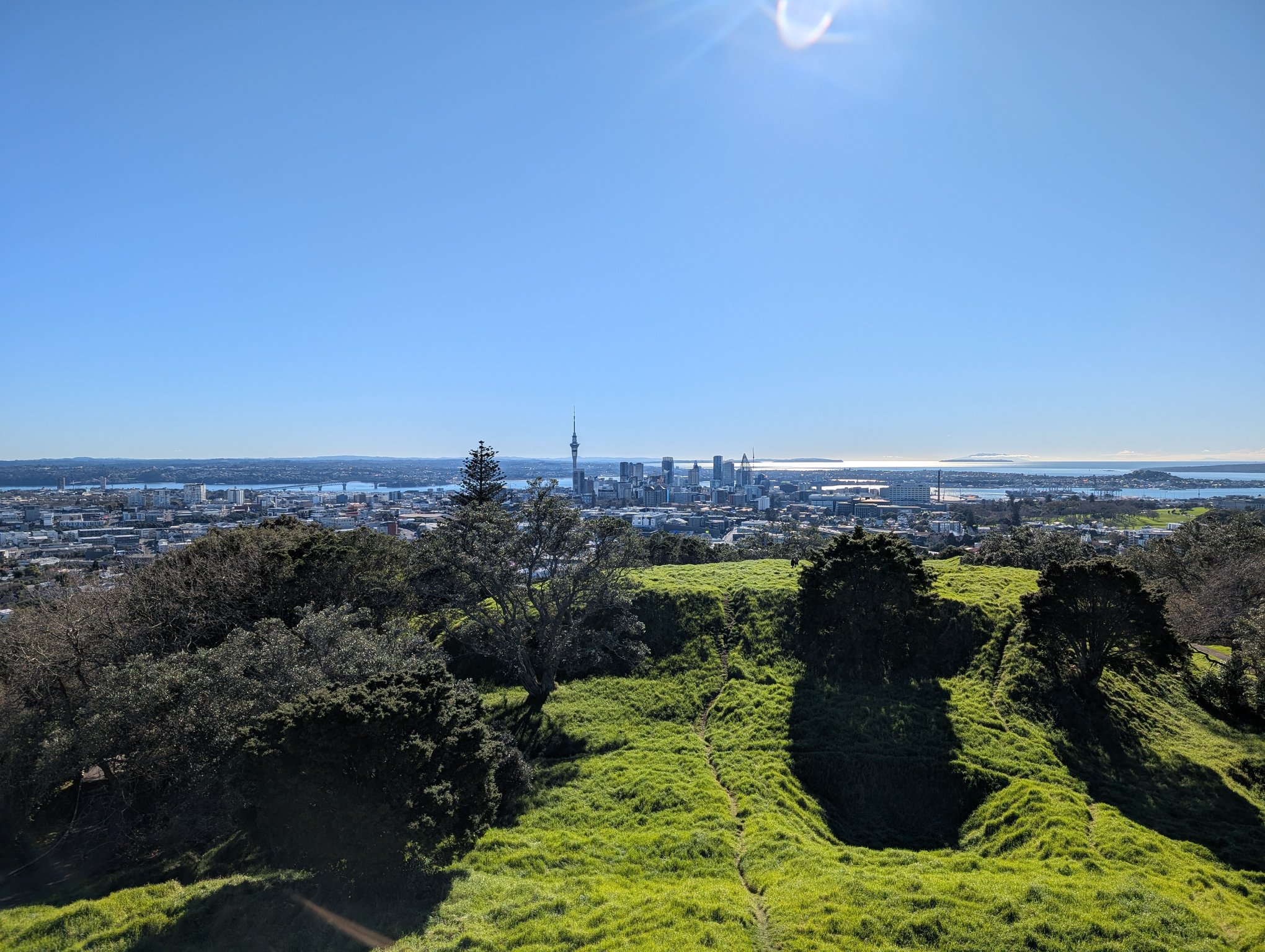 Auckland city from Maungawhau / Mount Eden